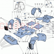 COMPL. FRONT FLAT UNDERTRAY SECTION-BUMPER CONNECTOR for 