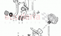 Brake and accel. mechanism