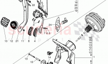 Brake and accel. mechanism, F 3W-C-072 141>>, F ZA-C-072 141>>