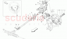 STEERING COLUMN AND STEERING WHEEL UNIT