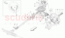 STEERING COLUMN AND STEERING WHEEL UNIT