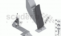 Acceleration/accelerator pedal module