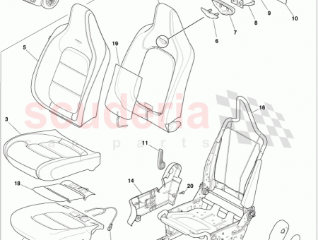 Photo of Heater Assembly Passenger Squab 87530…