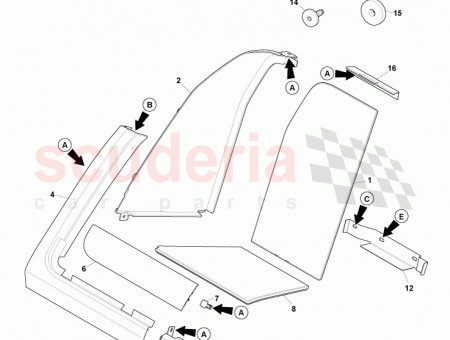 Photo of Panel Assy Stowage Compartment Lower RH 8D33 11766…