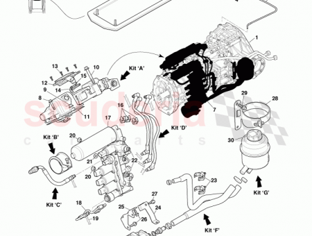 Photo of ASM HYDRAULIC PUMP BRACKET 6G33 7L564…