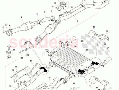 Photo of REAR MUFFLER BYPASS VALVE ASSY 8D33 5230…