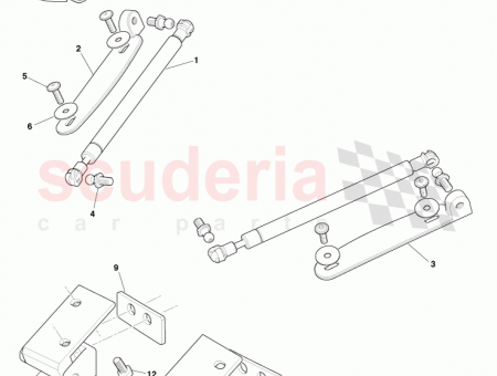 Photo of Bracket gas strut RHS 12023 09 1185…