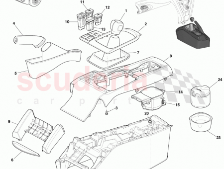 Photo of Bracket Centre Console Reinforcement AY2Y 045B36…