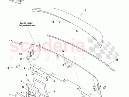 Photo of Mounting Plate Tailgate Release AY2Y 43525…