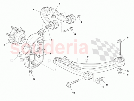 Photo of KNUCKLE FRONT RH 7G43 3K186…