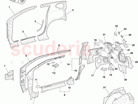 Photo of Reinforce Sub Assy Rocker Outer RH 61403…