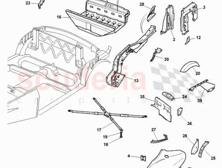 Photo of ASSY LONGITUDINAL MEMBER REAR RH DB7CONV 22…