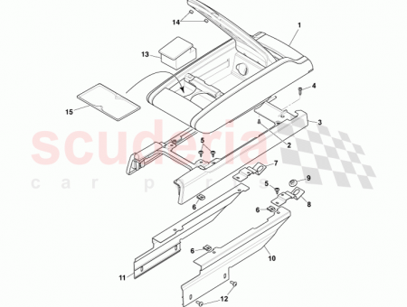 Photo of Bracket Stowage Compartment Mounting RH 8G43 13522…