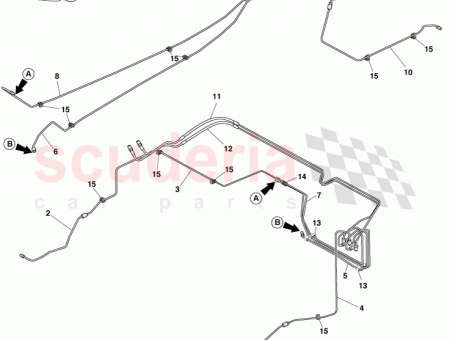 Photo of Clip brake pipe double 4G43 79125…