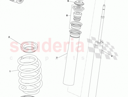 Photo of Cap Rear Shock Absorber LH 48553…