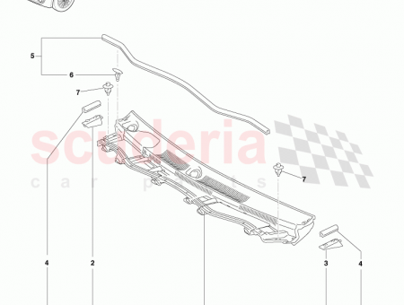 Photo of Louver Sub Assy Cowl Top Ventilator RHD 55708…