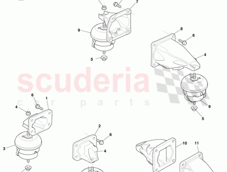 Photo of MOUNT TO TRANSMISSN BRACKET LH AUTO 9D33 7M125…