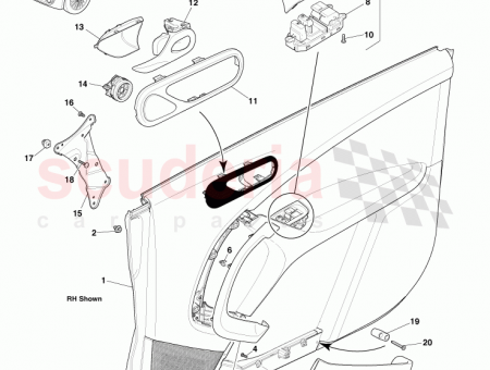 Photo of Bezel Assy Release Handle LH Satin AY2Y 226B41…