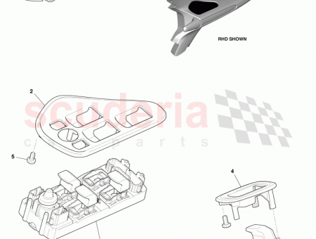 Photo of Switchpack Door Glass Control Driver AY93 14540…