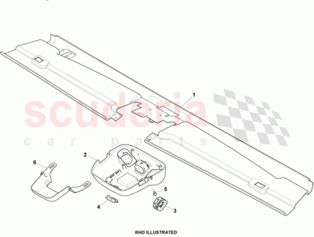 Photo of Extention Moulding Assembly Console Pod CD33 519A60…