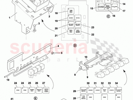 Photo of ASSY RELAY MOUNTING BRACKET 37 124607…