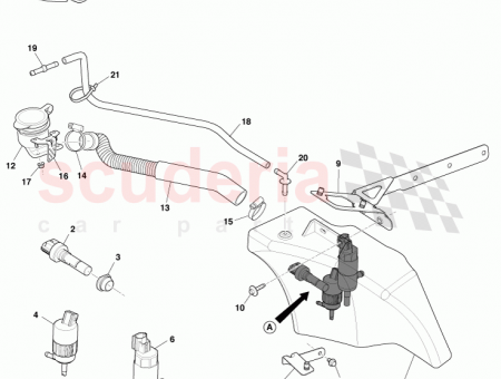 Photo of Bracket Washer Bottle Upper 12023 03 8892…