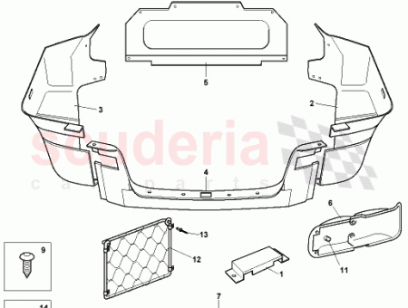 Photo of Trim panel assembly tail lamp LH…