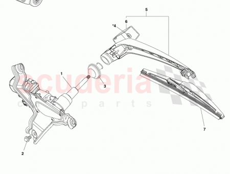 Photo of Motor Assy Rear Wiper 85130…