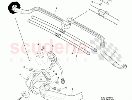 Photo of Arm assy Windshield Wiper Passenger side LHD 12023…