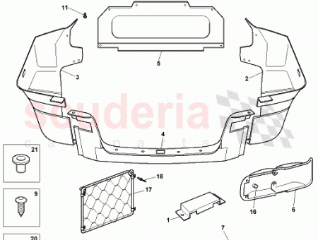 Photo of TRIM PANEL ASSY TAIL LAMP RH 83 111300…