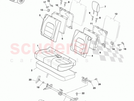 Photo of Pad Rear Seat Squab RH AY2Y 64624…