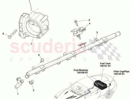 Photo of Throttle Body 68mm 1R12 08…