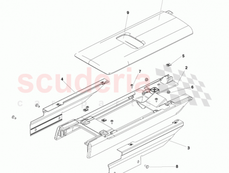 Photo of PAD ASSEMBLY CONSOLE ARMREST 6G33 045C77…