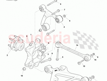 Photo of ARM AND BUSH ASSY REAR SUSPENSION LWR REAR…