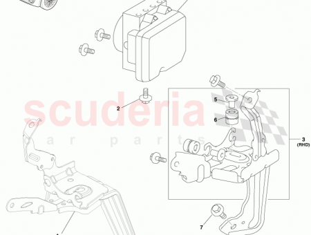 Photo of Bracket Assy Brake Assy LHD 44590…