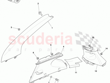 Photo of Trim Assy A Pillar RH AY2Y 68270…