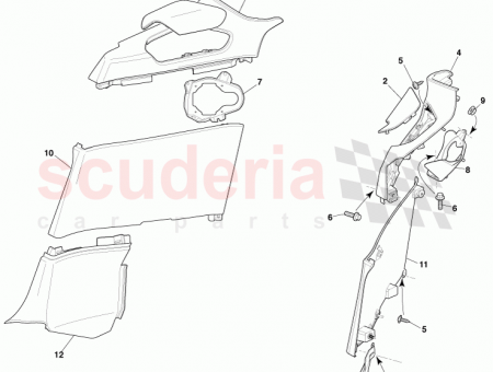 Photo of Moulding assy quarter trim upper RH…