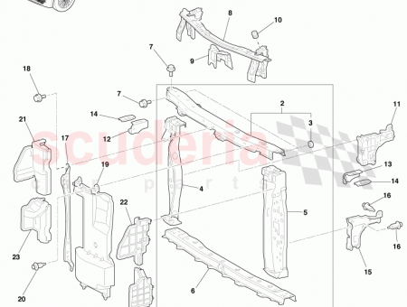 Photo of Support Sub Assy Radiator LH 53203…