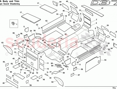 Photo of Insulation rear seat pan 85…