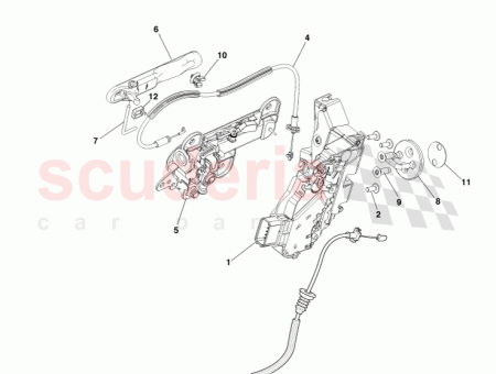 Photo of Cable Assy Front Door Outer Handle 4G43 221A00…