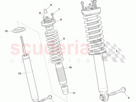 Photo of DAMPER ASSY RR COUPE 6G33 18080…