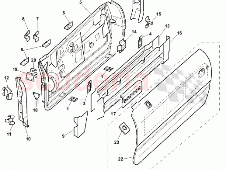 Photo of SHIM HINGE UPPER RH 65…