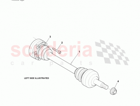 Photo of Halfshaft assy Rear RH 12023 13 0008…