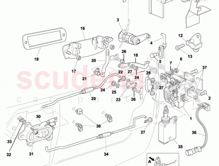 Photo of LOCK TRUNK LID S ORD 80 123156 AA…