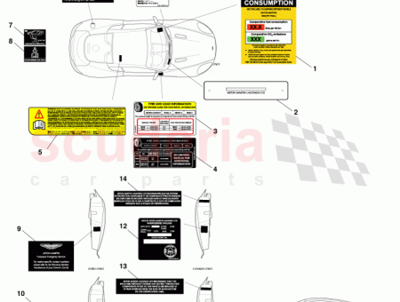 Photo of SOUTH AFRICAN EMERGENCY LABEL 8G43 973624…