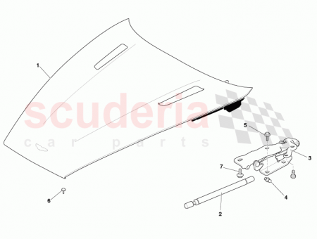 Photo of HINGE ASSY HOOD RH 4G43 64…