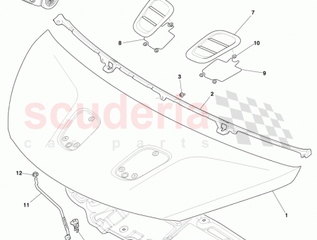 Photo of Vent Hood Assy LH Primed AY2Y 16C693…