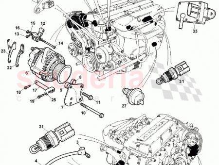 Photo of BRACKET SPARK PLUG LEAD CLIP 07…