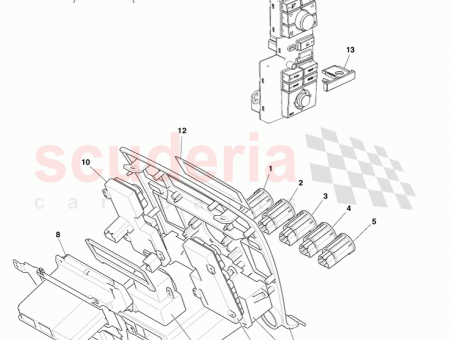 Photo of Centre stack assy LHD nav no tel no…