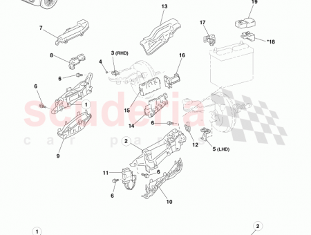 Photo of Block Engine Room Relay Upper Cover RHS 82662…